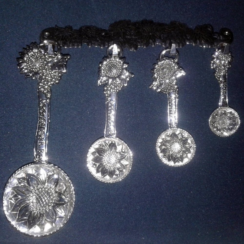 Ganz 5pc🌻Sunflower🍇 Measuring Spoons with hanger